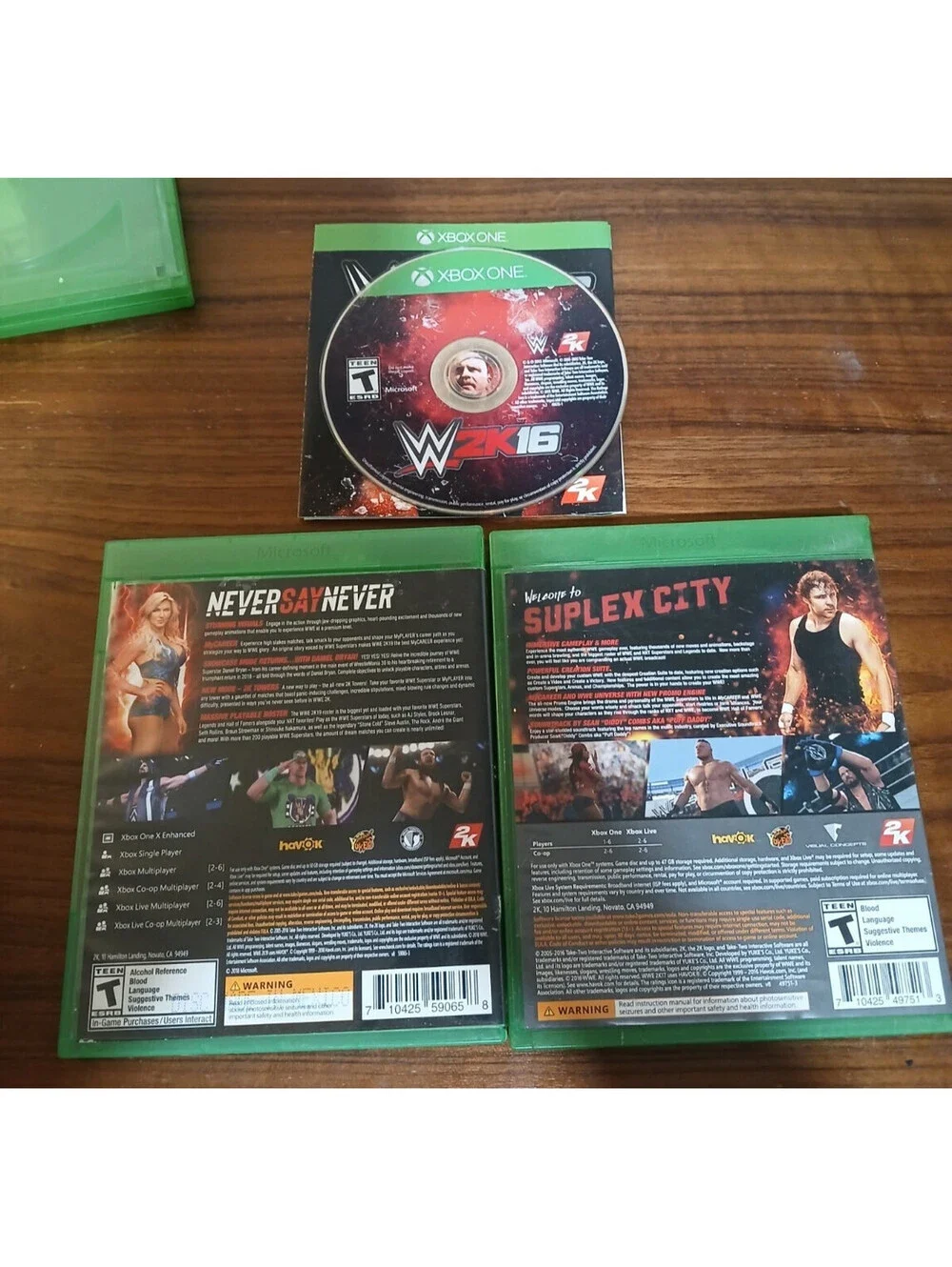 WWE 2K16, 2K17 & 2K19 (Xbox One) Bundle